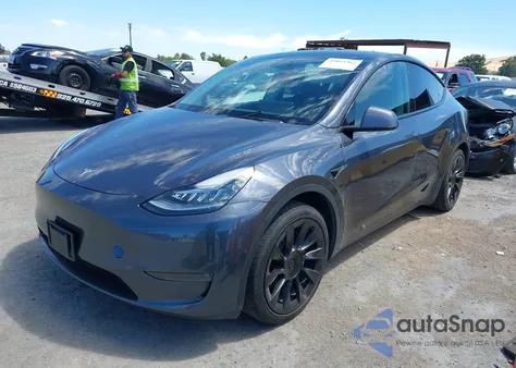 2022 Tesla Model Y Long Range Dual Motor All-Wheel Drive from USA, damaged, VIN 7SAYGDEE4NF437019